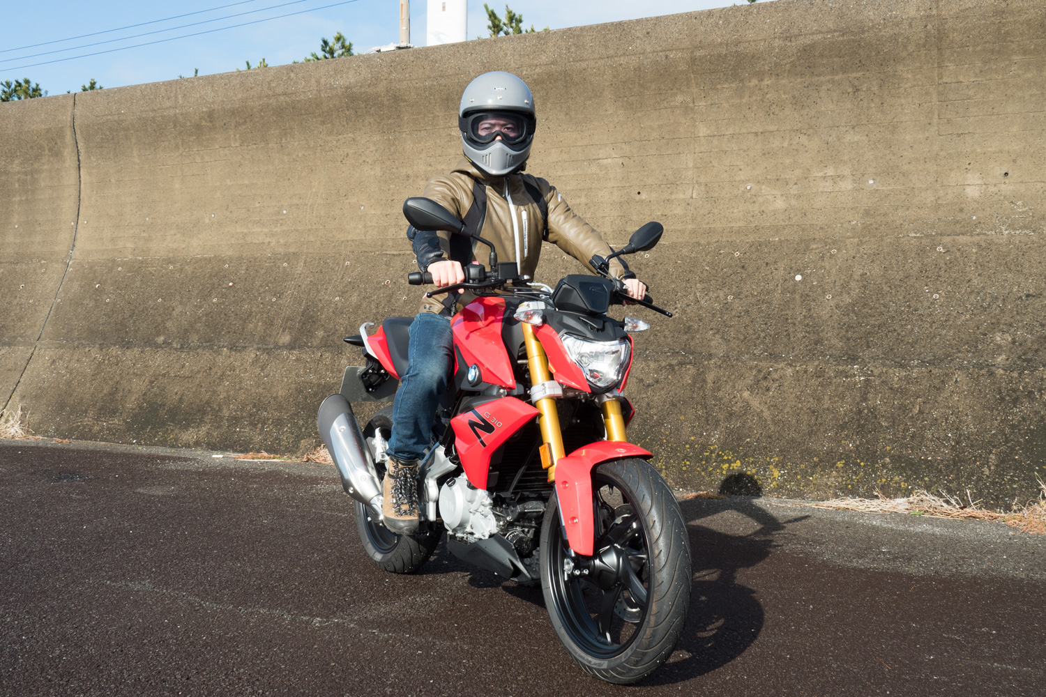 冬でも毎日バイクに乗っています♪
