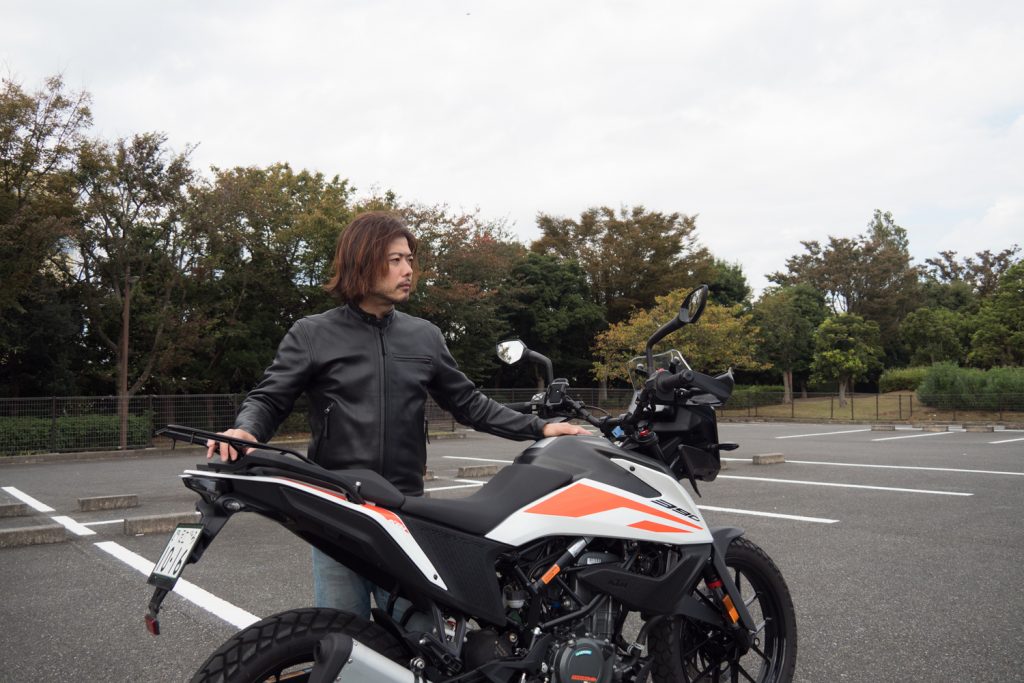 バイクの操作はもちろん問題なし！