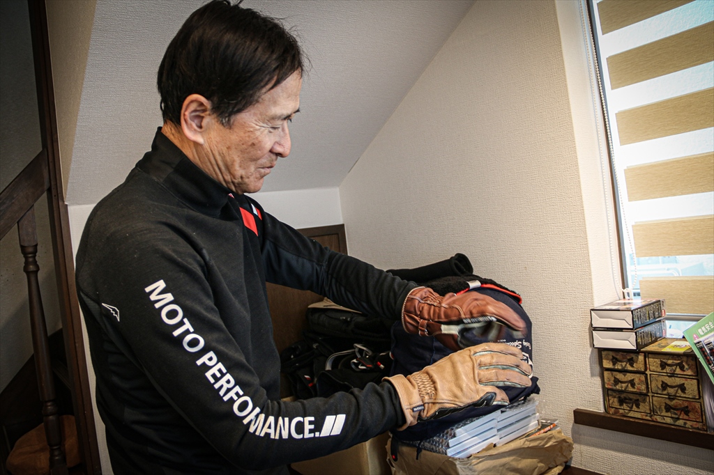 柏さんテンダー新旧装着