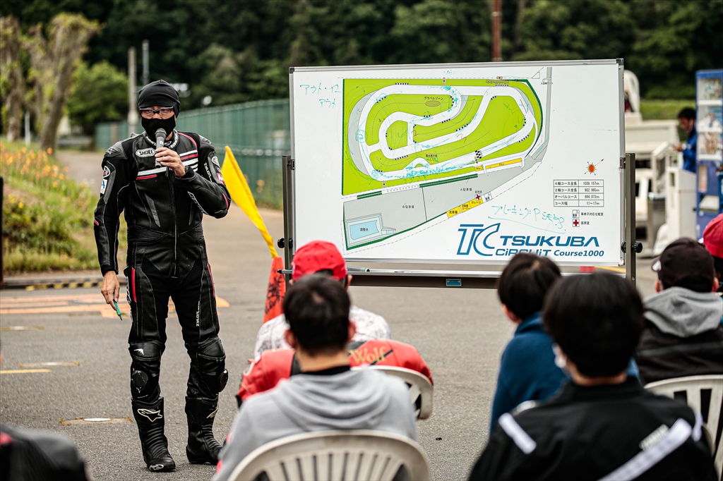 コースインを待つAグループの皆さん