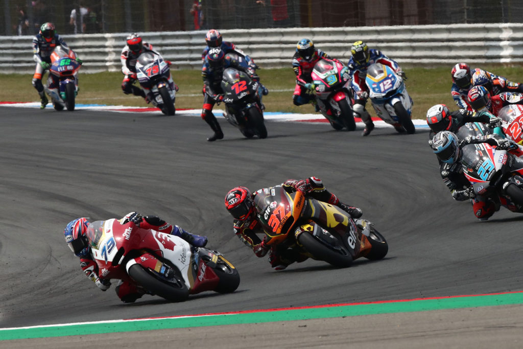 世界ロードレース選手権 motoGP 2021 第9戦でアッセンを走る小椋藍選手