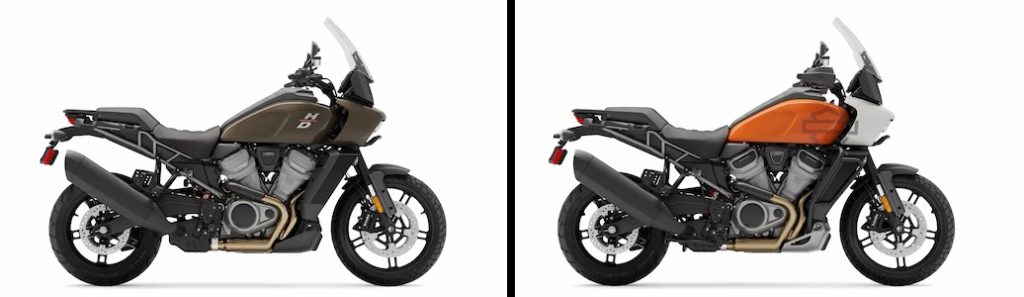 パンアメリカ1250とパンアメリカ1250スペシャルの比較画像
