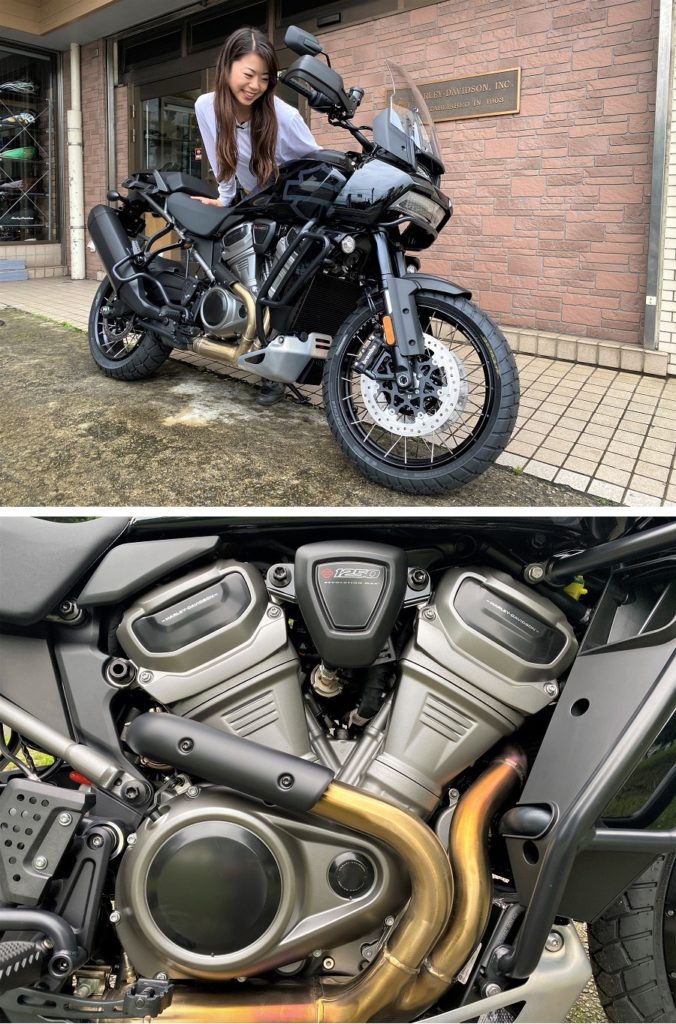 パンアメリカの排気量は1252cc、水冷V型2気筒。さて、152馬力の乗り心地は・・・！？