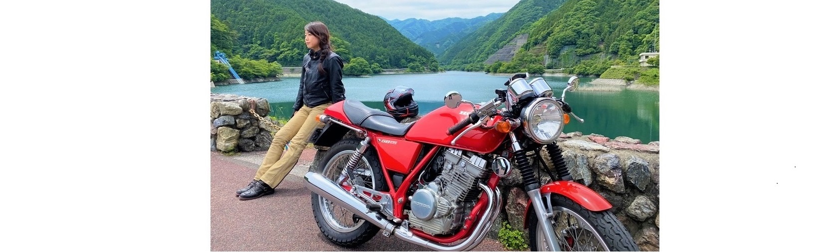 レトロかわいい。 HONDA GB250 CLUBMAN でプチツーリング