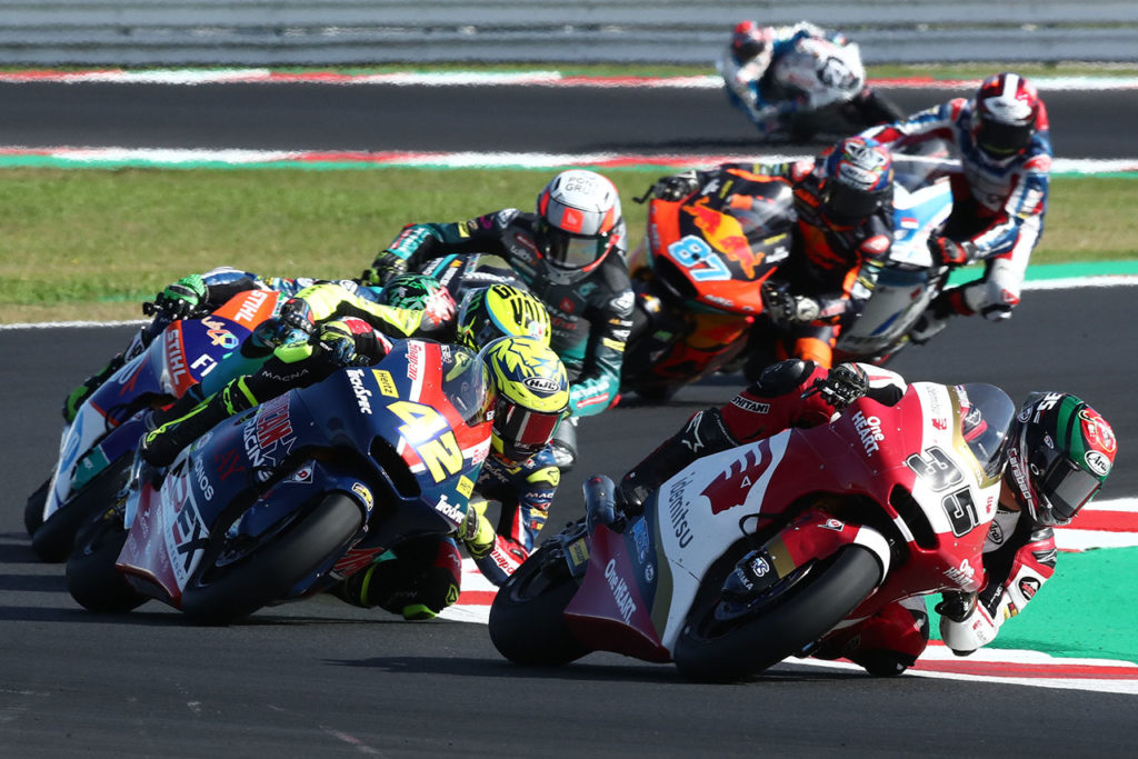 motoGP 2021 第16戦moto2で悔やまれる転倒を喫したソムキャット・チャントラ選手