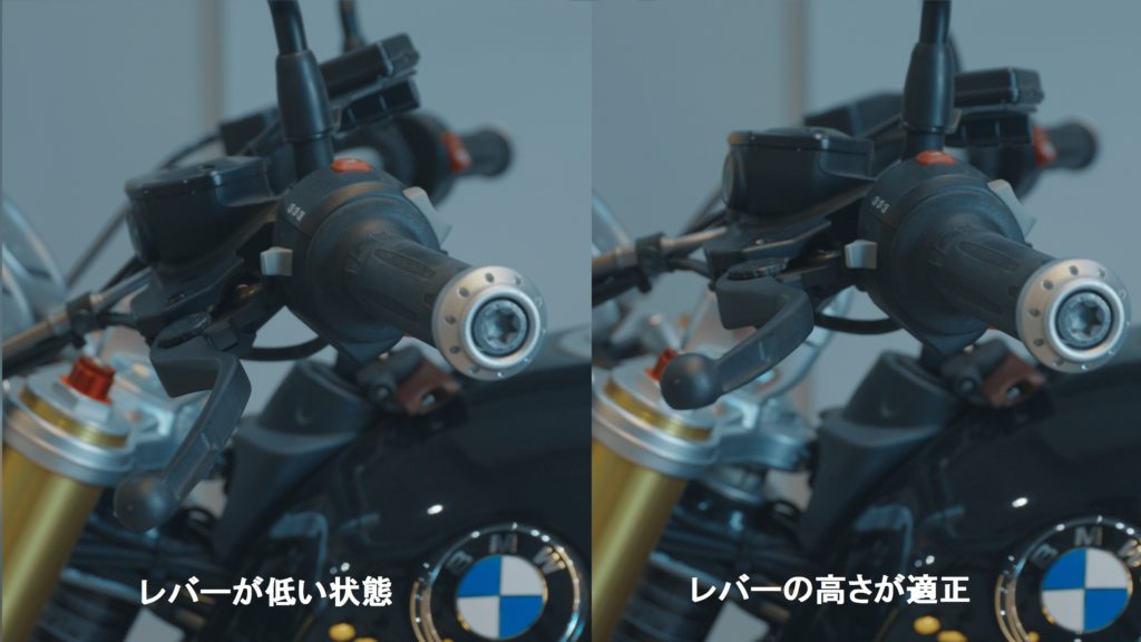 出荷時のハンドルの高さがすべての人に最適なわけではない。ハンドルの高さは自分の体格に合わせよう