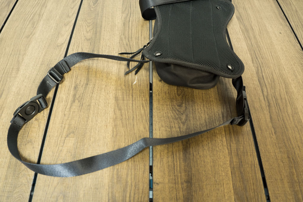 ２ウェイレッグバッグ２の太ももストラップ